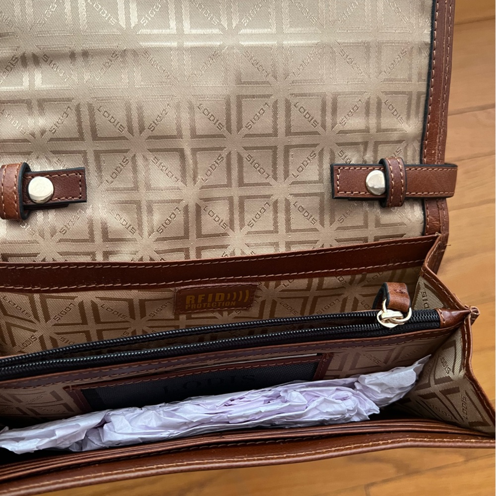 NEW Lodis RFID Crossbody Wallet